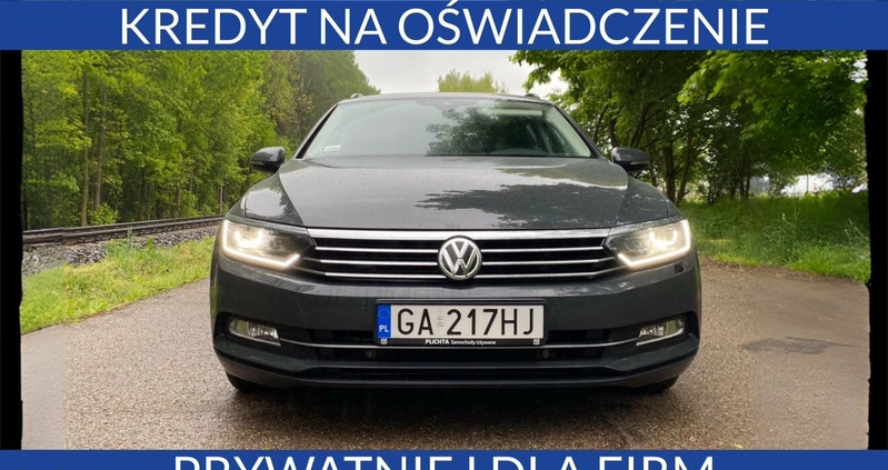 Volkswagen Passat cena 95900 przebieg: 119000, rok produkcji 2018 z Boguchwała małe 277